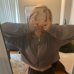 Forever 21 cropped hoodie